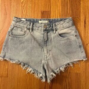 PacSun Women's Light Wash Denim Shorts